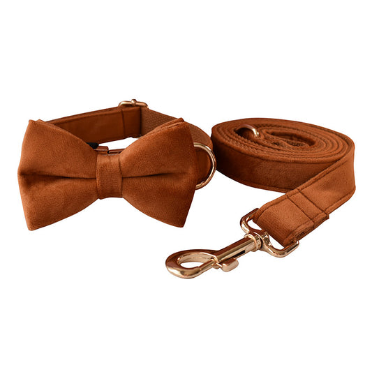 Pottery Brown Dog Collar